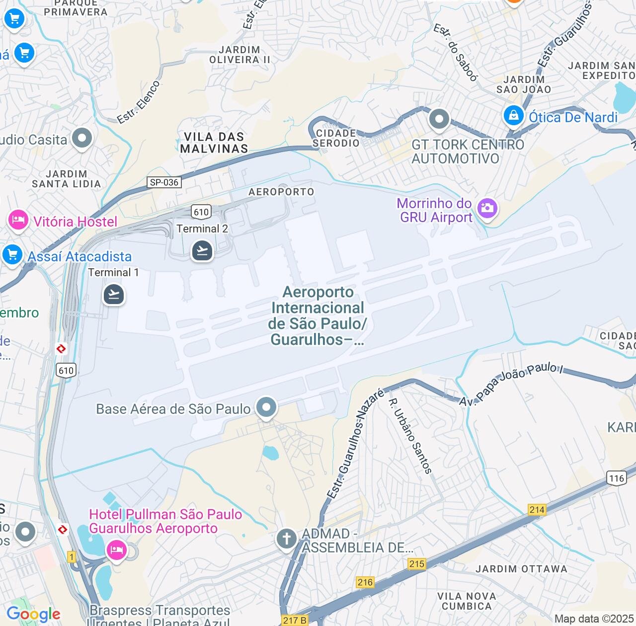 Map image for Intellectual Property Lawyers in Guarulhos and São Paulo IP firms at coordinates  ; .