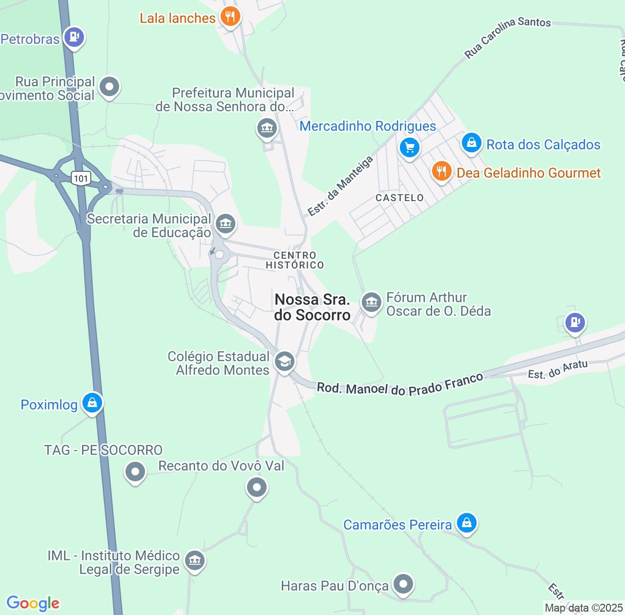 Map image for Intellectual Property Lawyers in Nossa Senhora do Socorro and Sergipe IP firms at coordinates  ; .