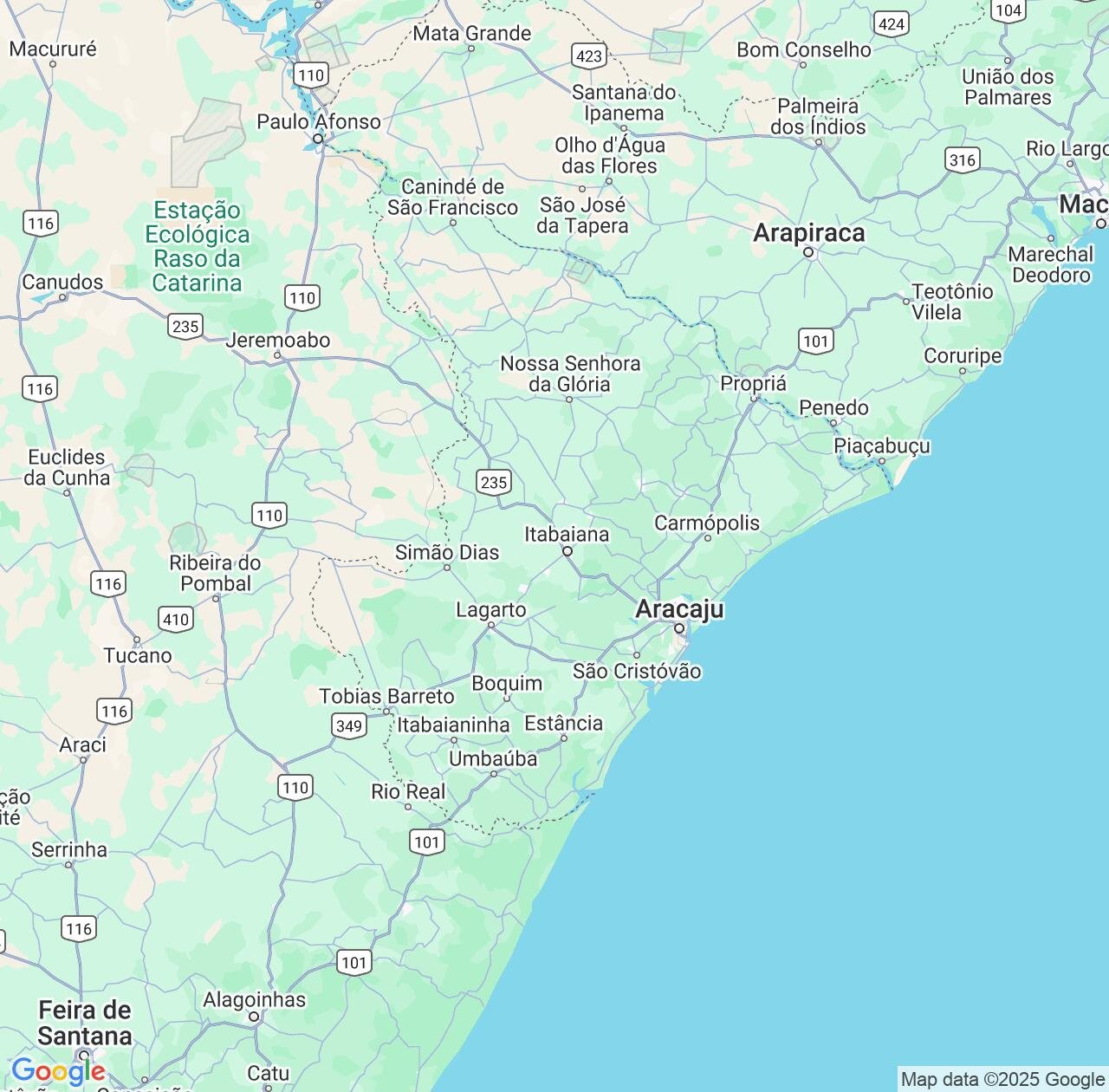 Map image for Intellectual Property Lawyers in Sergipe and Brazil IP firms at coordinates  ; .