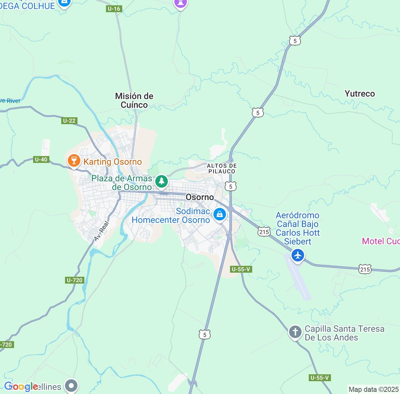 Map image for Intellectual Property Lawyers in Osorno and Los Lagos Region IP firms at coordinates  ; .