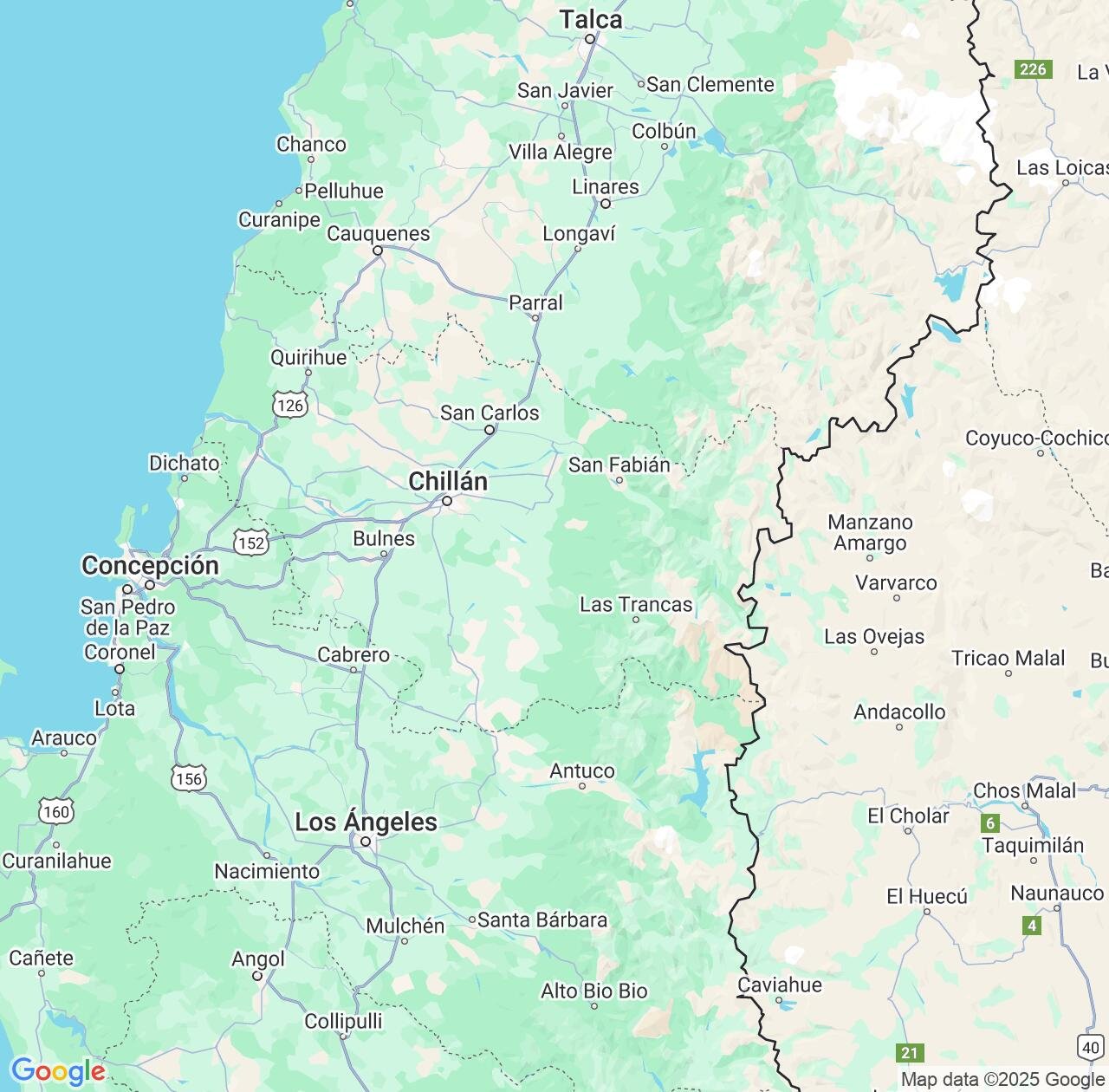 Map image for Intellectual Property Lawyers in Ñuble and Chile IP firms at coordinates  ; .