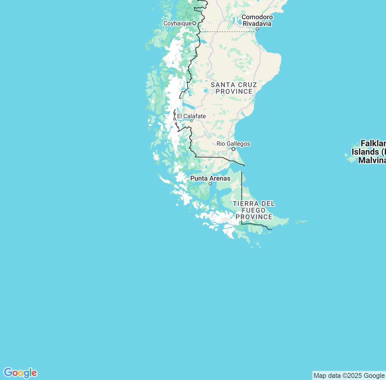 Map image for Intellectual Property Lawyers in Region of Magallanes and Chile IP firms at coordinates  ; .