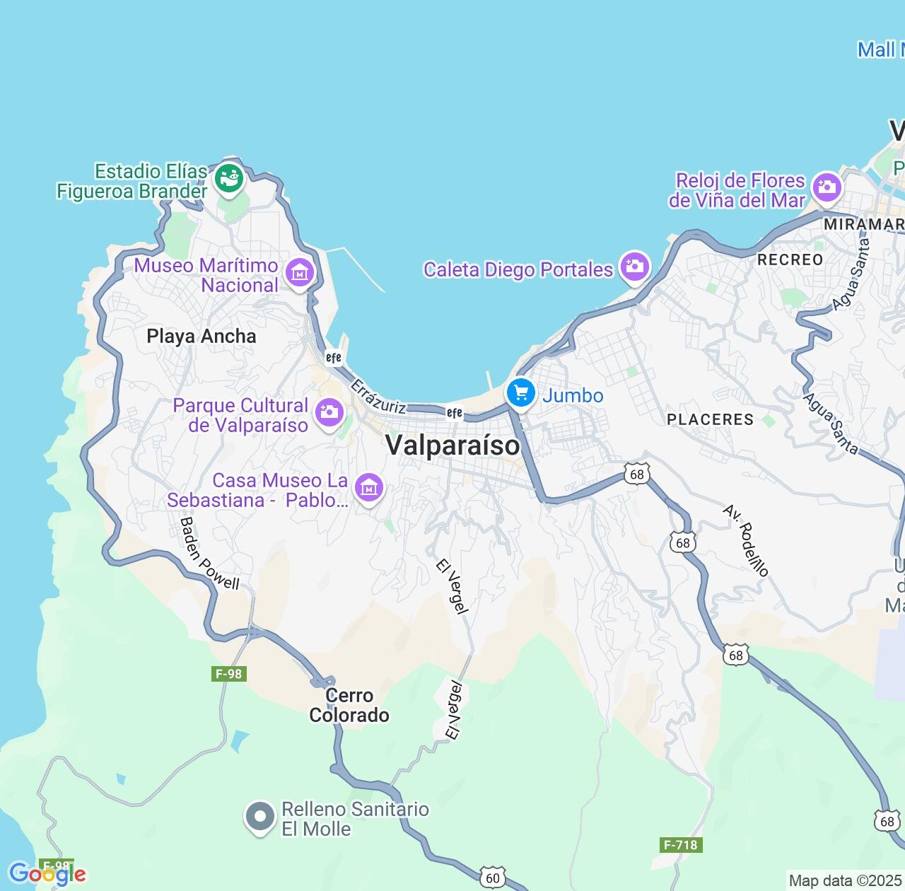 Map image for Intellectual Property Lawyers in Valparaiso and Chile IP firms at coordinates  ; .