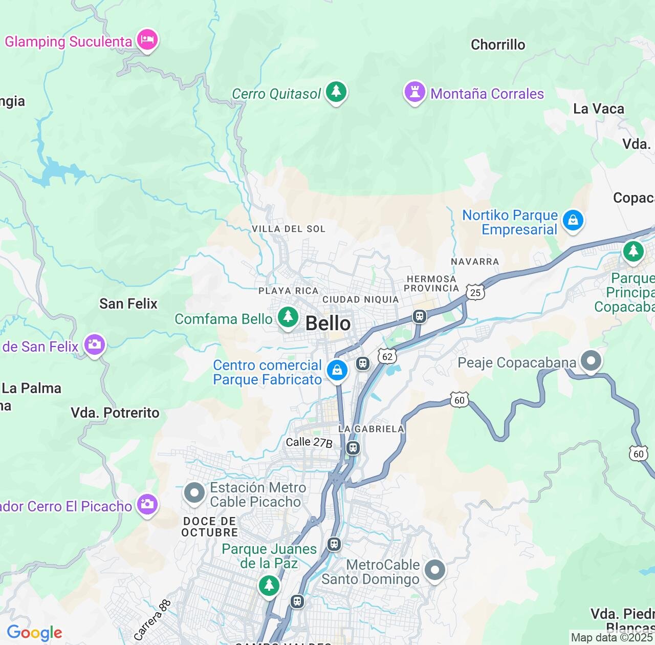 Map image for Intellectual Property Lawyers in Bello and Antioquia IP firms at coordinates  ; .