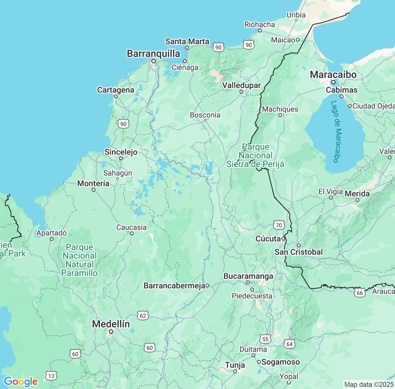 Map image for Intellectual Property Lawyers in Bolívar and Colombia IP firms at coordinates  ; .