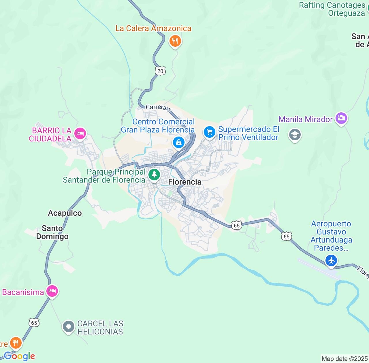 Map image for Intellectual Property Lawyers in Florencia and Caquetá IP firms at coordinates  ; .