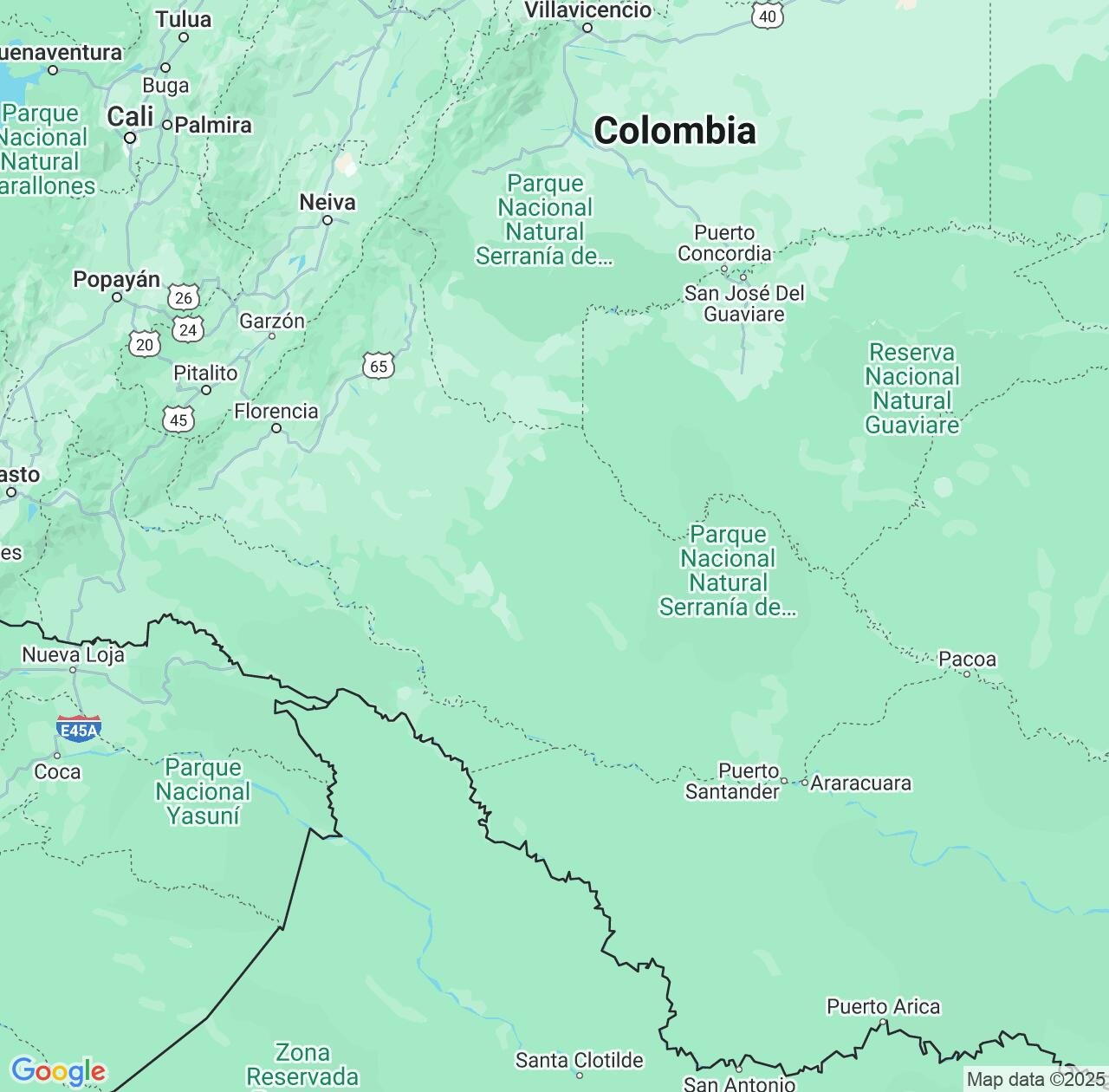 Map image for Intellectual Property Lawyers in Caquetá and Colombia IP firms at coordinates  ; .