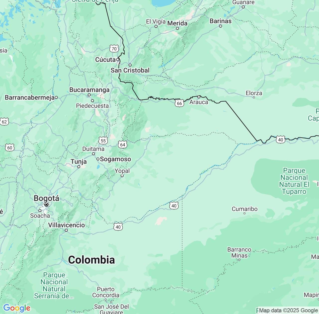 Map image for Intellectual Property Lawyers in Casanare Department and Colombia IP firms at coordinates  ; .