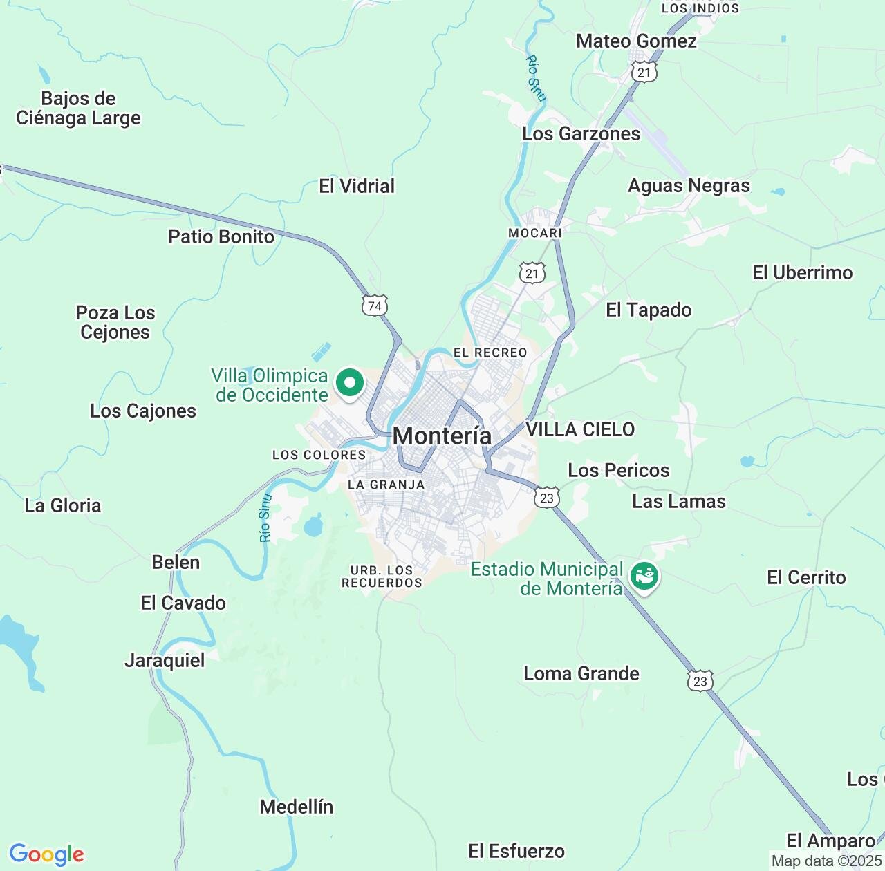 Map image for Intellectual Property Lawyers in Monteria and Cordoba IP firms at coordinates  ; .