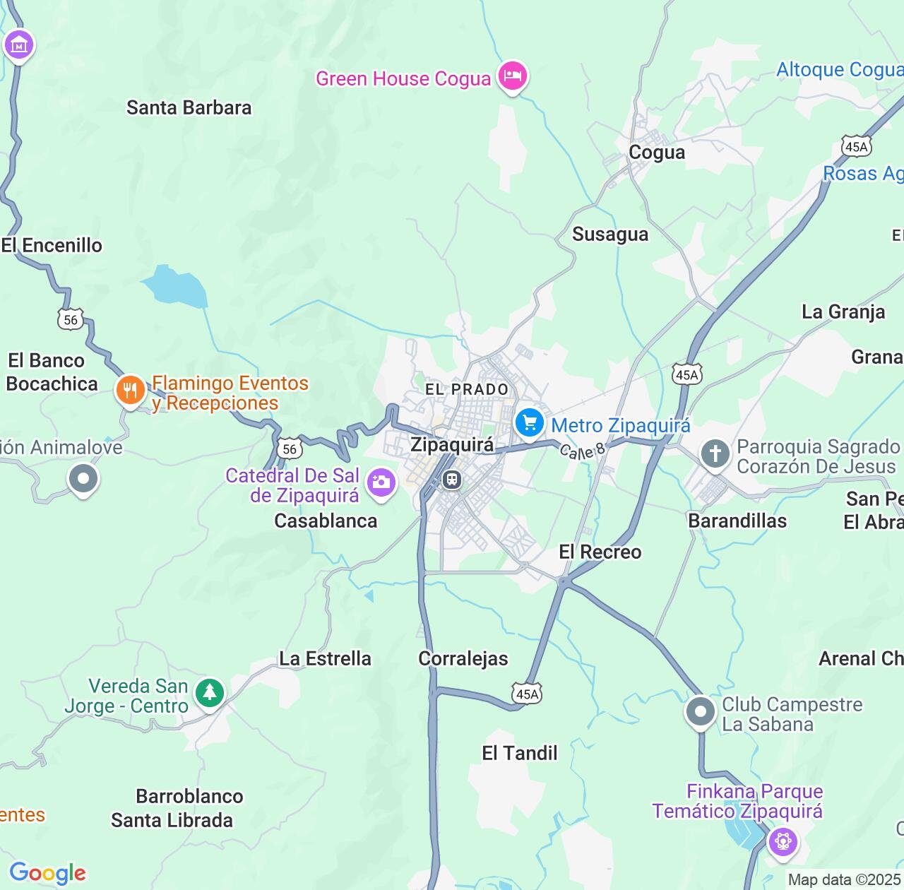 Map image for Intellectual Property Lawyers in Zipaquira and Cundinamarca IP firms at coordinates  ; .