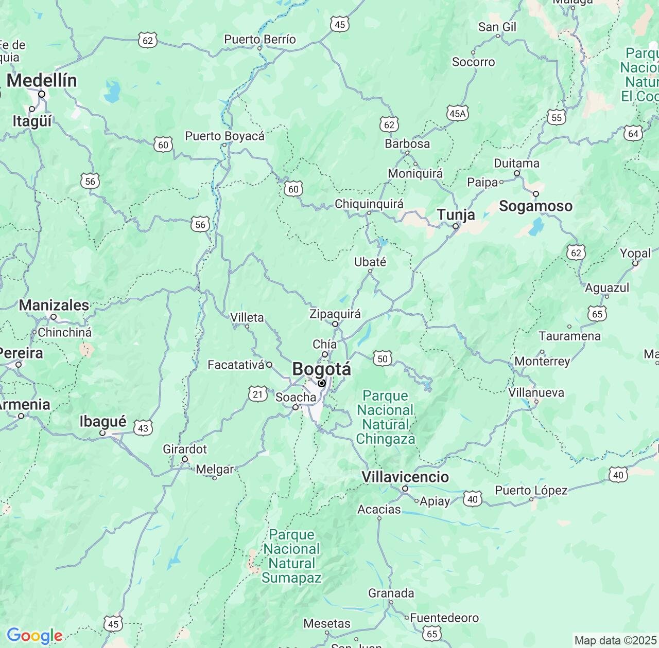 Map image for Intellectual Property Lawyers in Cundinamarca and Colombia IP firms at coordinates  ; .