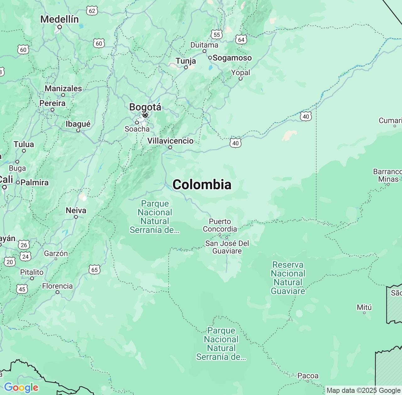 Map image for Intellectual Property Lawyers in Meta Department and Colombia IP firms at coordinates  ; .