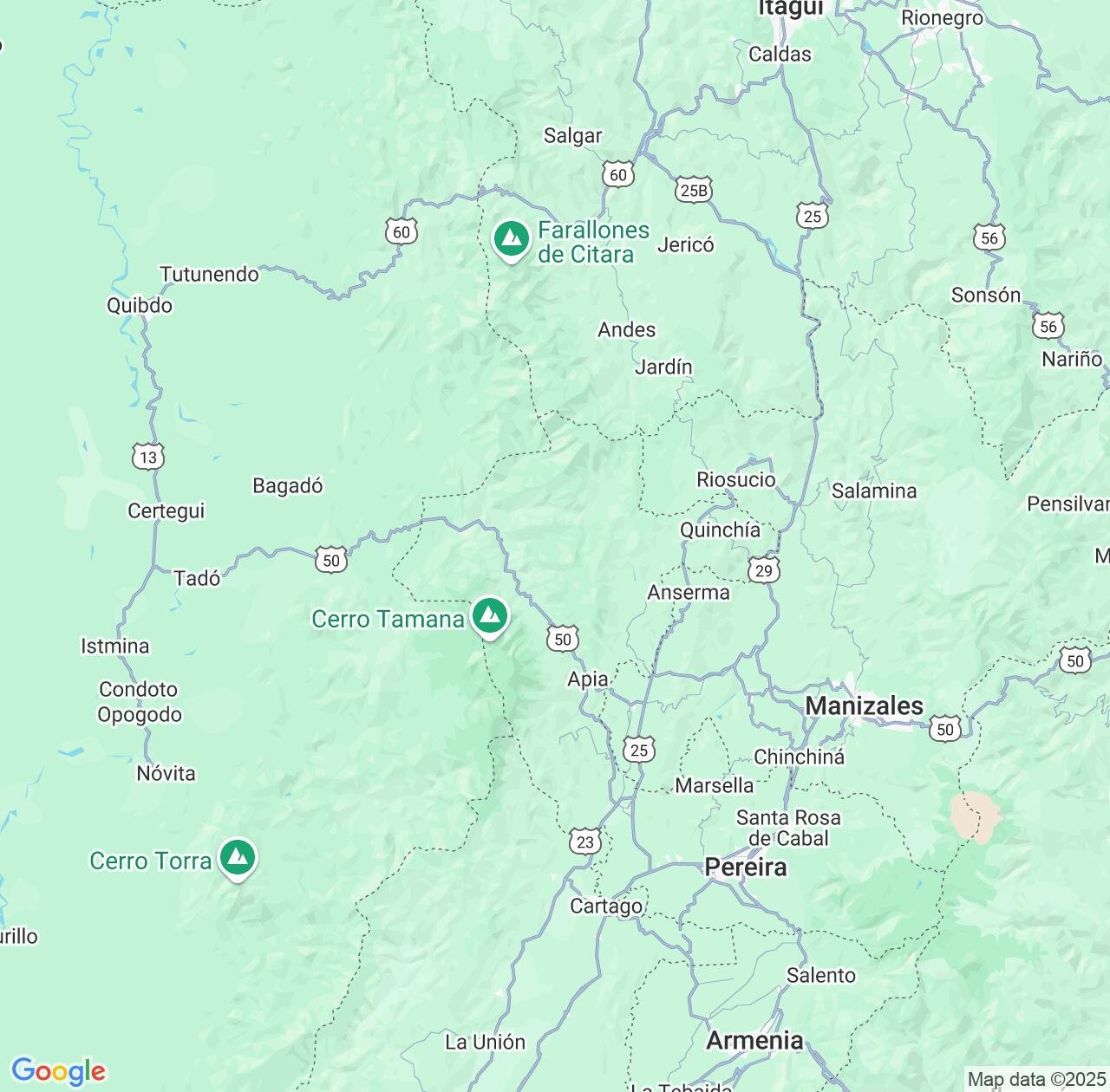 Map image for Intellectual Property Lawyers in Risaralda Department and Colombia IP firms at coordinates  ; .