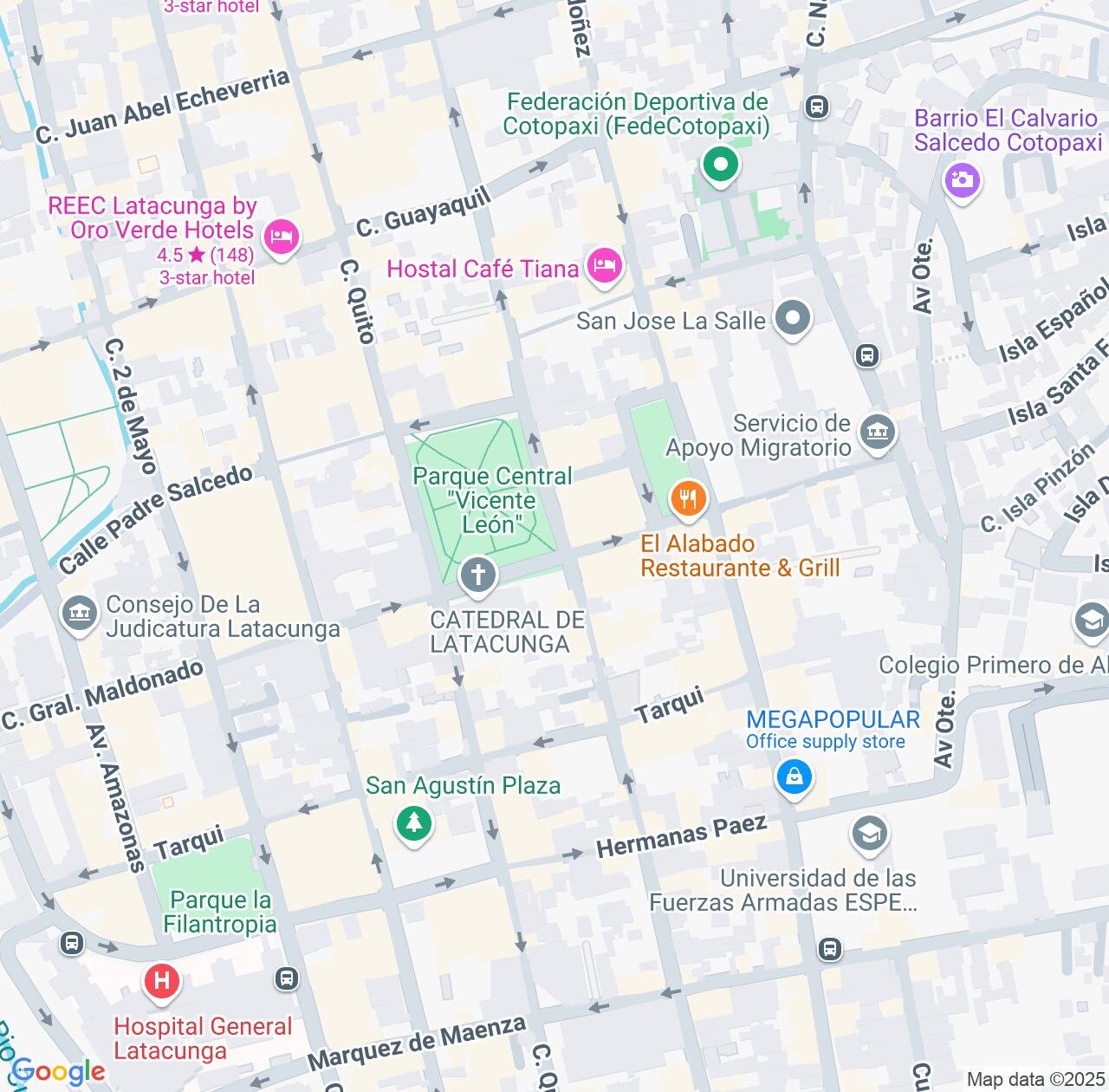 Map image for Intellectual Property Lawyers in Latacunga and Cotopaxi IP firms at coordinates  ; .