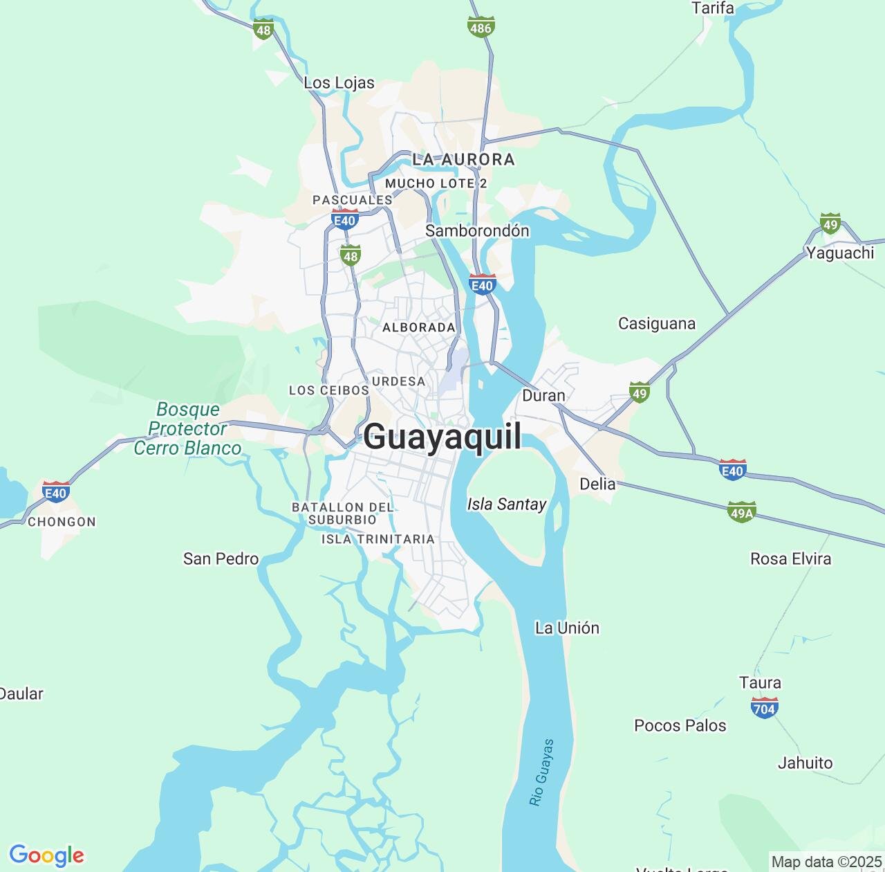 Map image for Intellectual Property Lawyers in Guayaquil and Guayas IP firms at coordinates  ; .