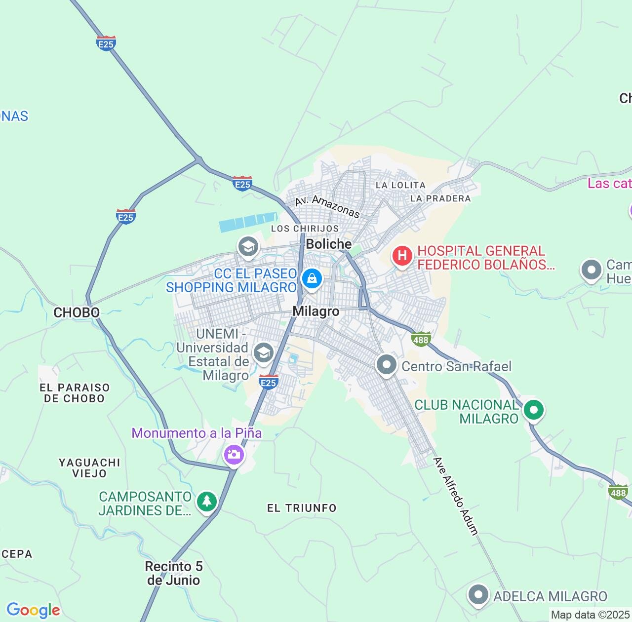Map image for Intellectual Property Lawyers in Milagro and Guayas IP firms at coordinates  ; .