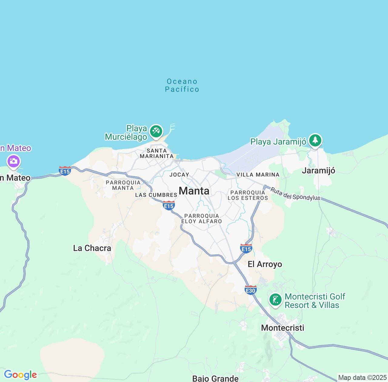Map image for Intellectual Property Lawyers in Manta and Manabí IP firms at coordinates  ; .