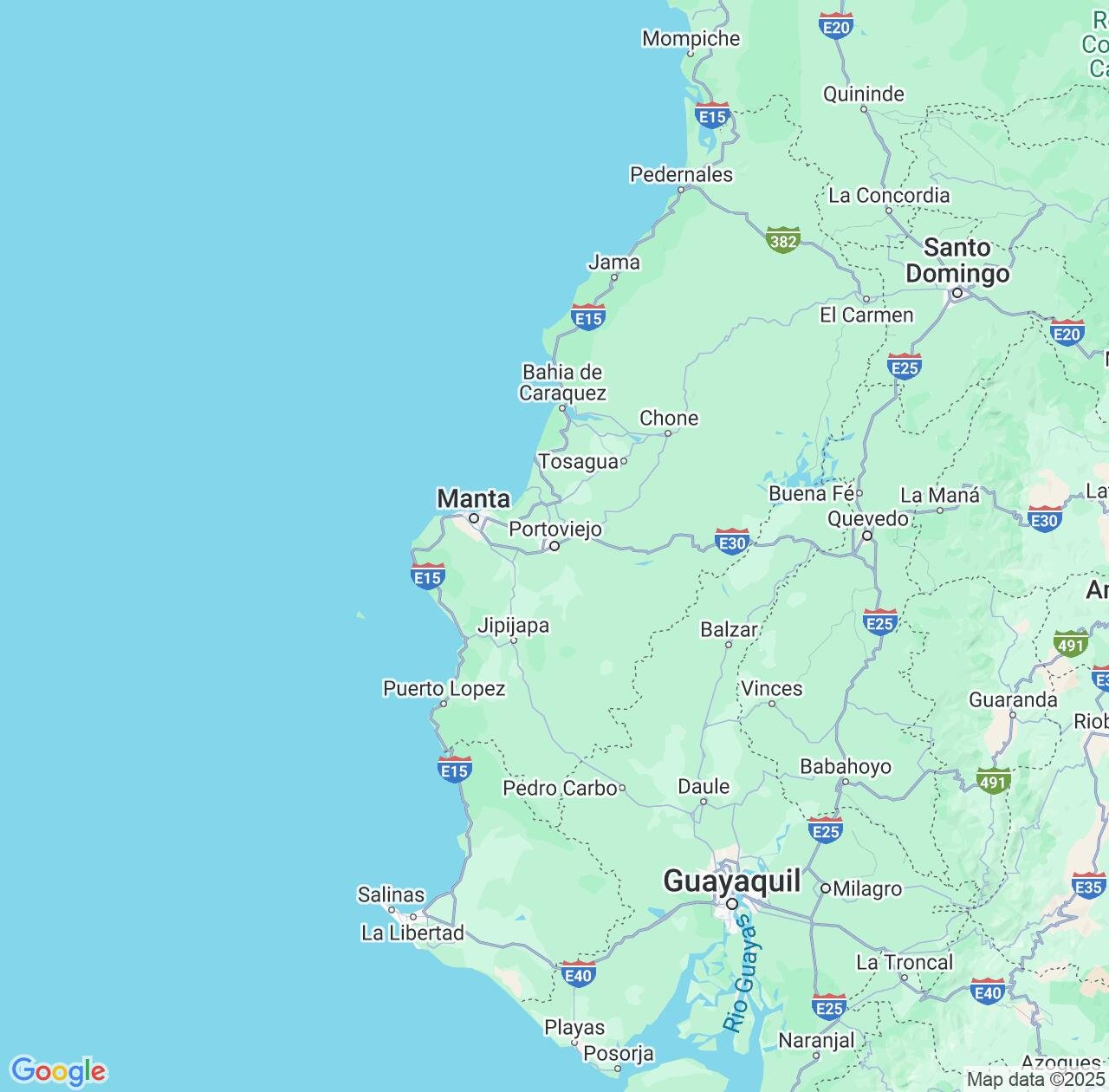 Map image for Intellectual Property Lawyers in Manabí and Ecuador IP firms at coordinates  ; .