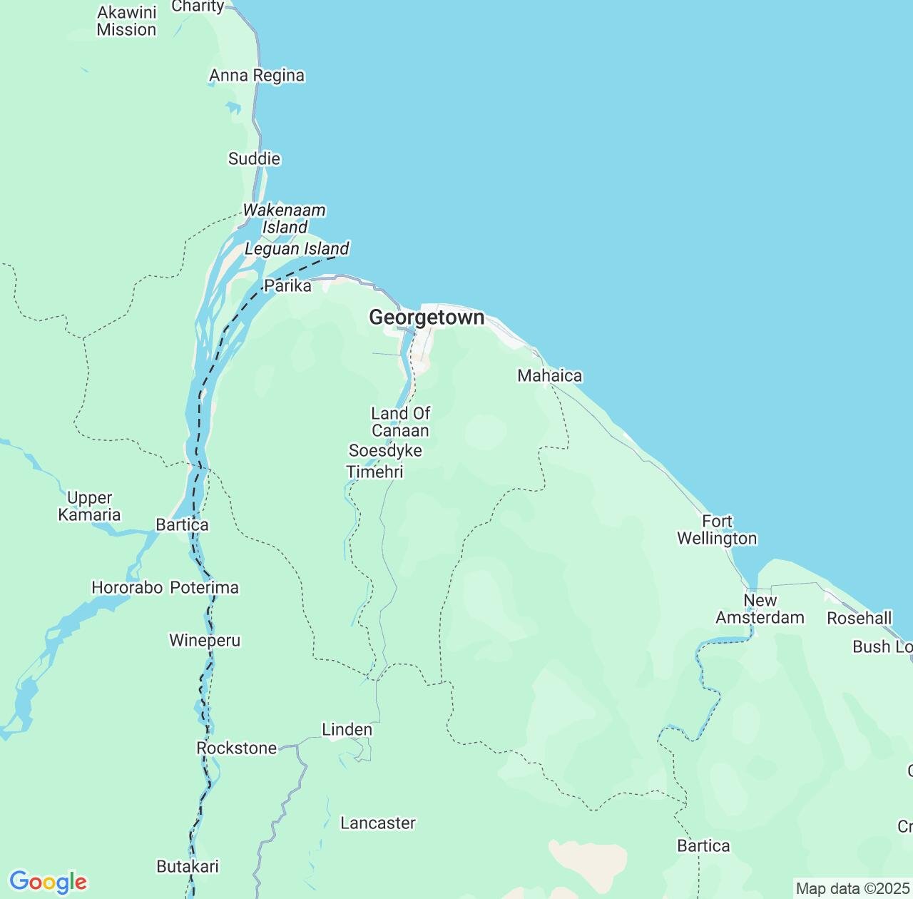 Map image for Intellectual Property Lawyers in Demerara-Mahaica and Guyana IP firms at coordinates  ; .