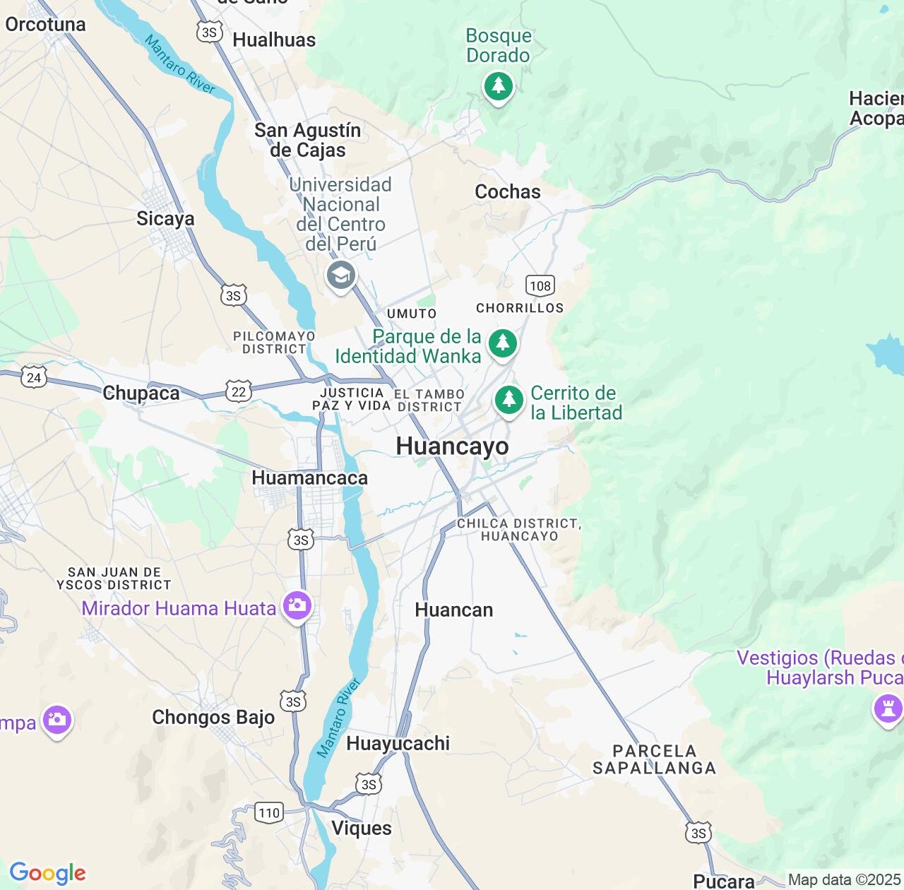 Map image for Intellectual Property Lawyers in Huancayo and Junin IP firms at coordinates  ; .