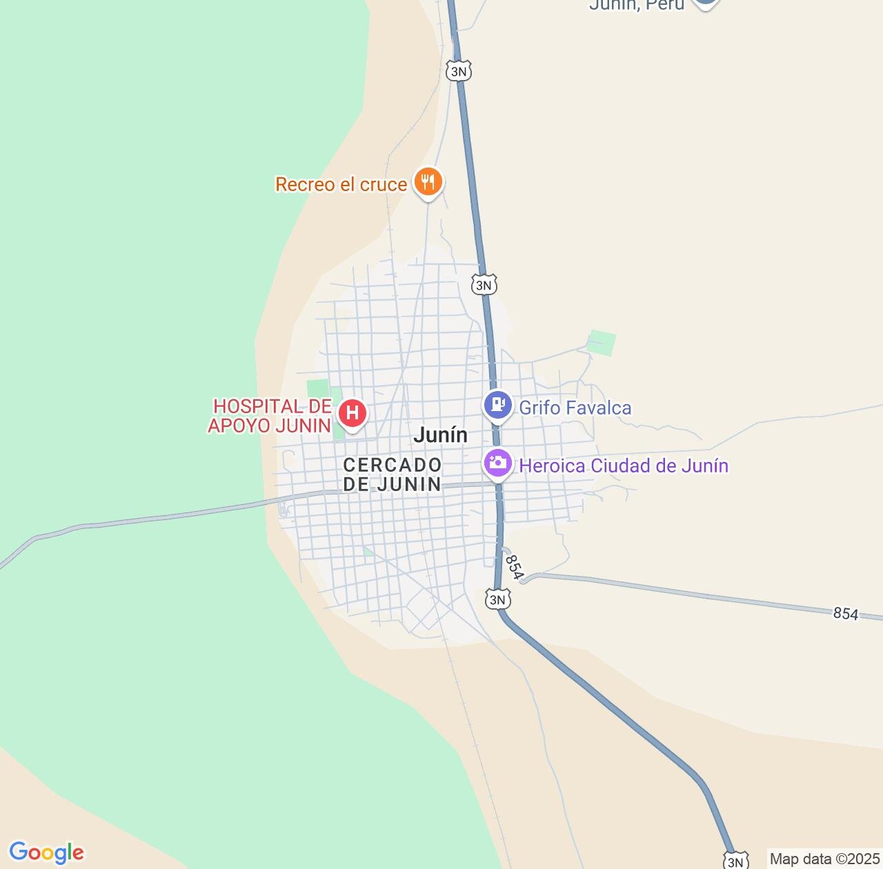 Map image for Intellectual Property Lawyers in Junin and Peru IP firms at coordinates  ; .
