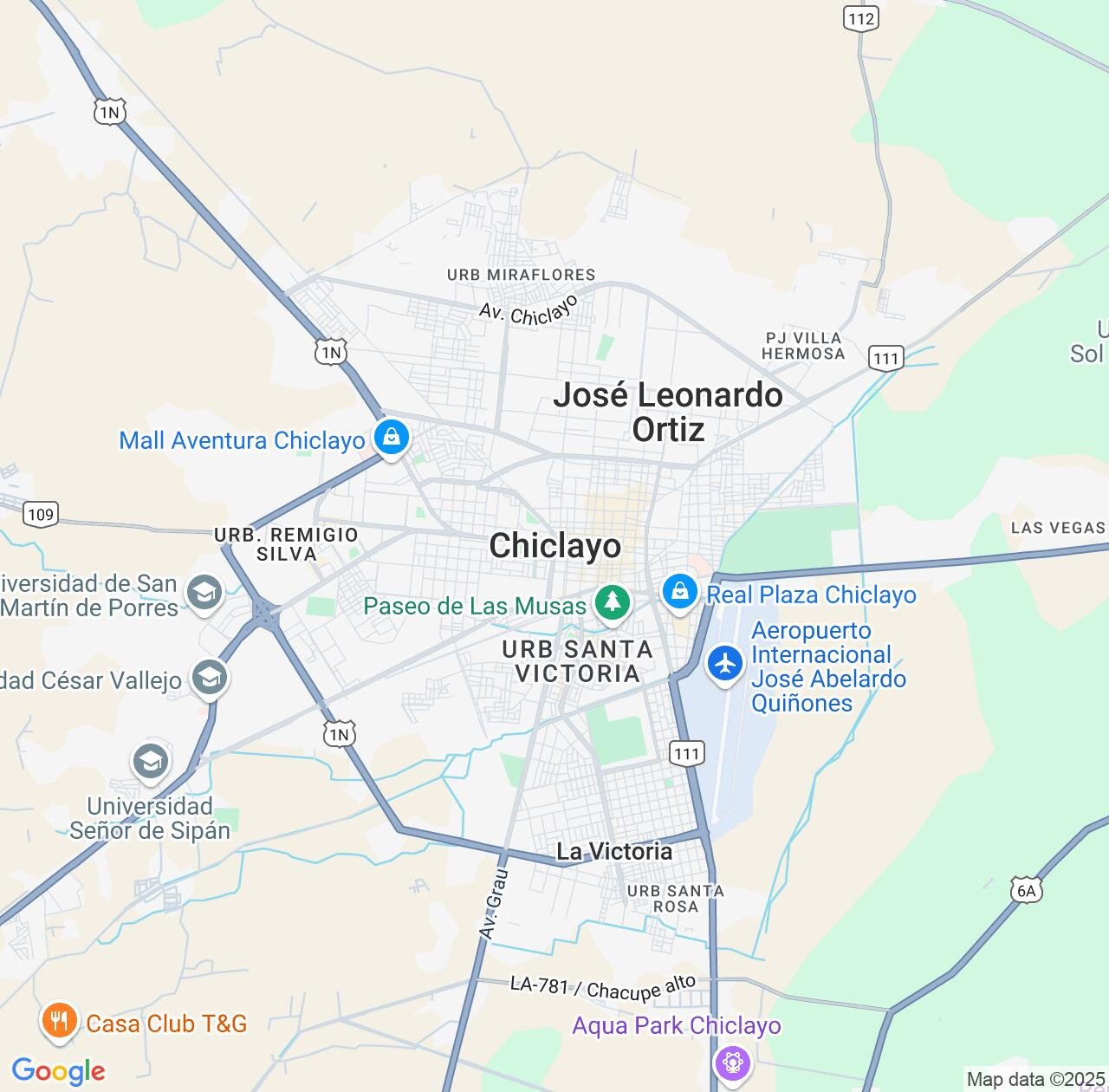 Map image for Intellectual Property Lawyers in Chiclayo and Lambayeque IP firms at coordinates  ; .