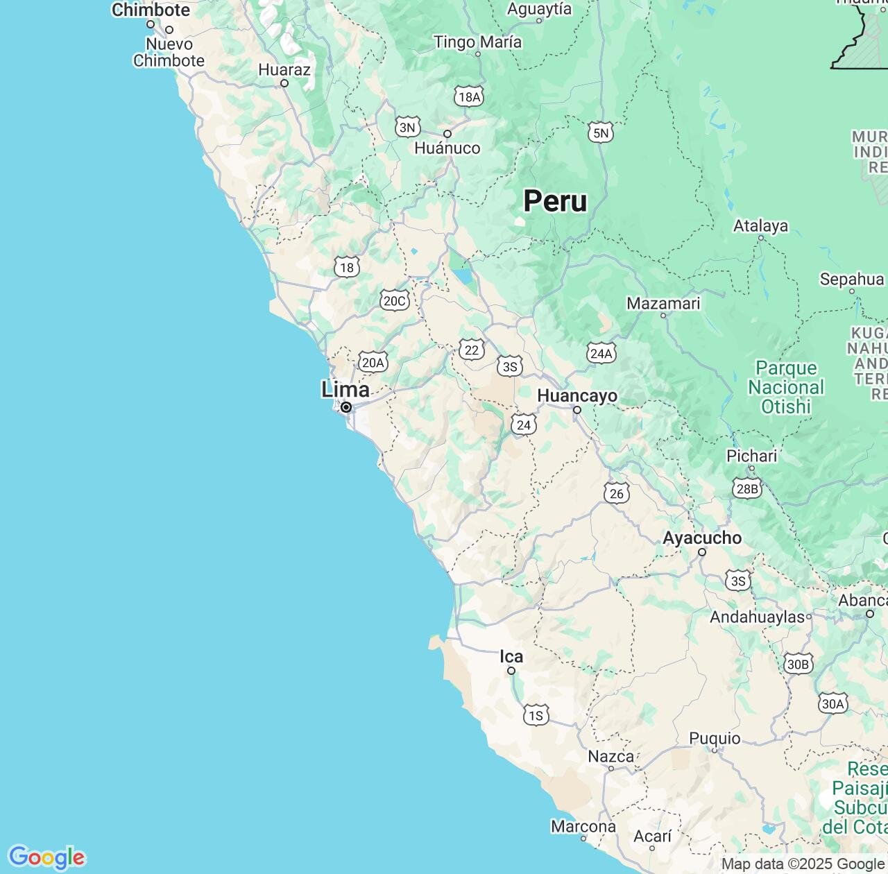 Map image for Intellectual Property Lawyers in Lima region and Peru IP firms at coordinates  ; .
