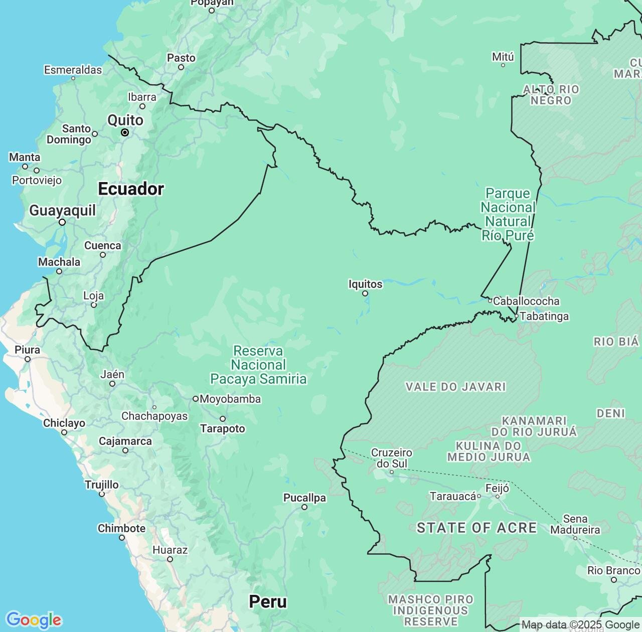 Map image for Intellectual Property Lawyers in Loreto and Peru IP firms at coordinates  ; .