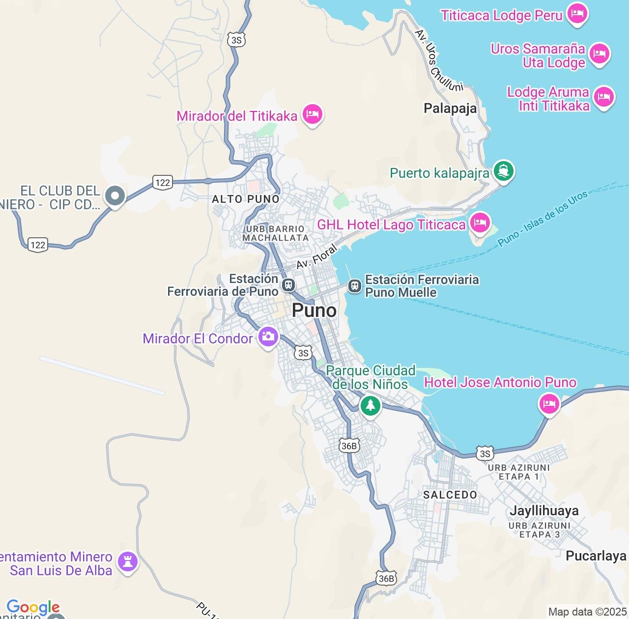 Map image for Intellectual Property Lawyers in Puno and Peru IP firms at coordinates  ; .