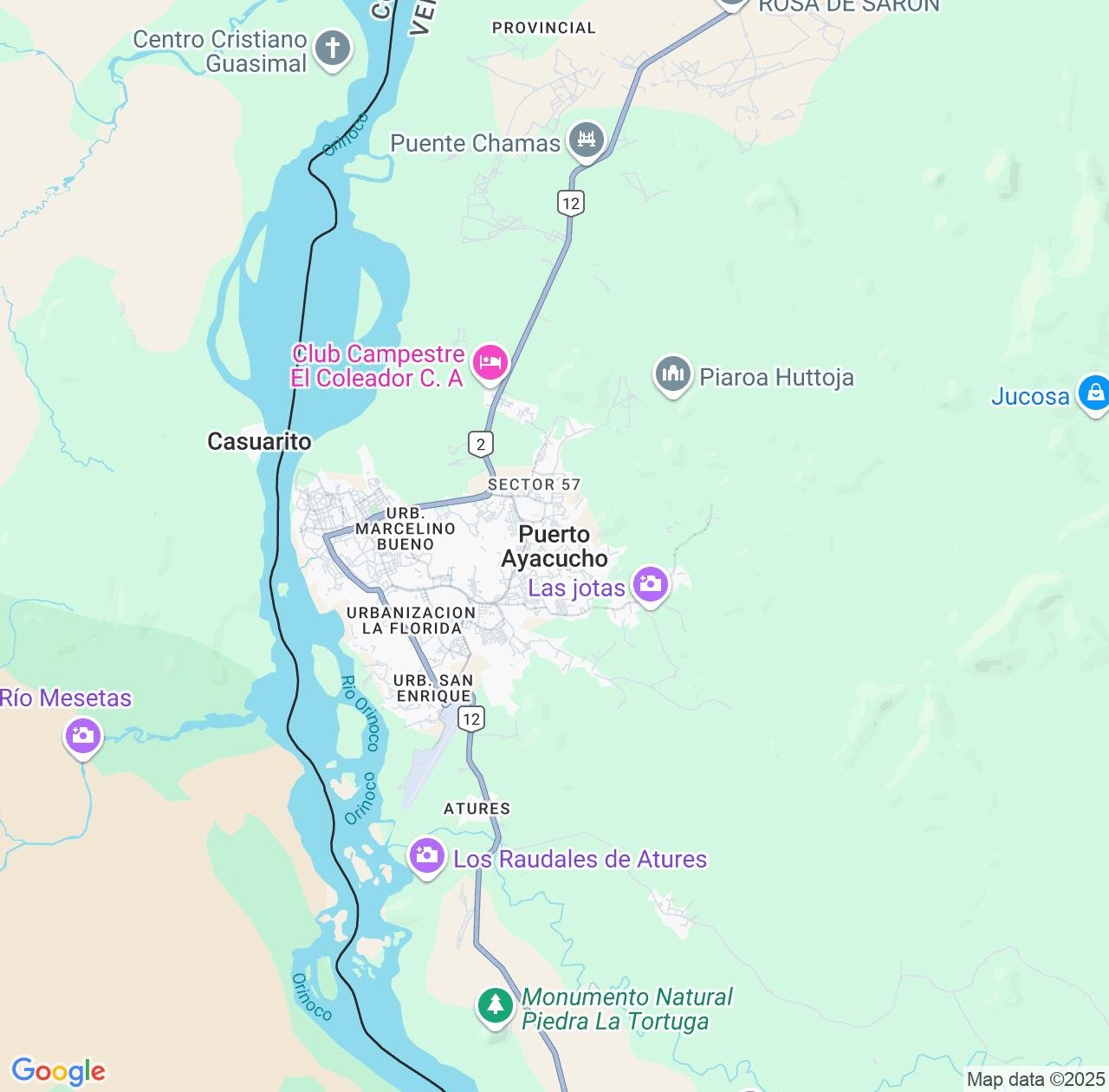 Map image for Intellectual Property Lawyers in Puerto Ayacucho and Amazonas IP firms at coordinates  ; .