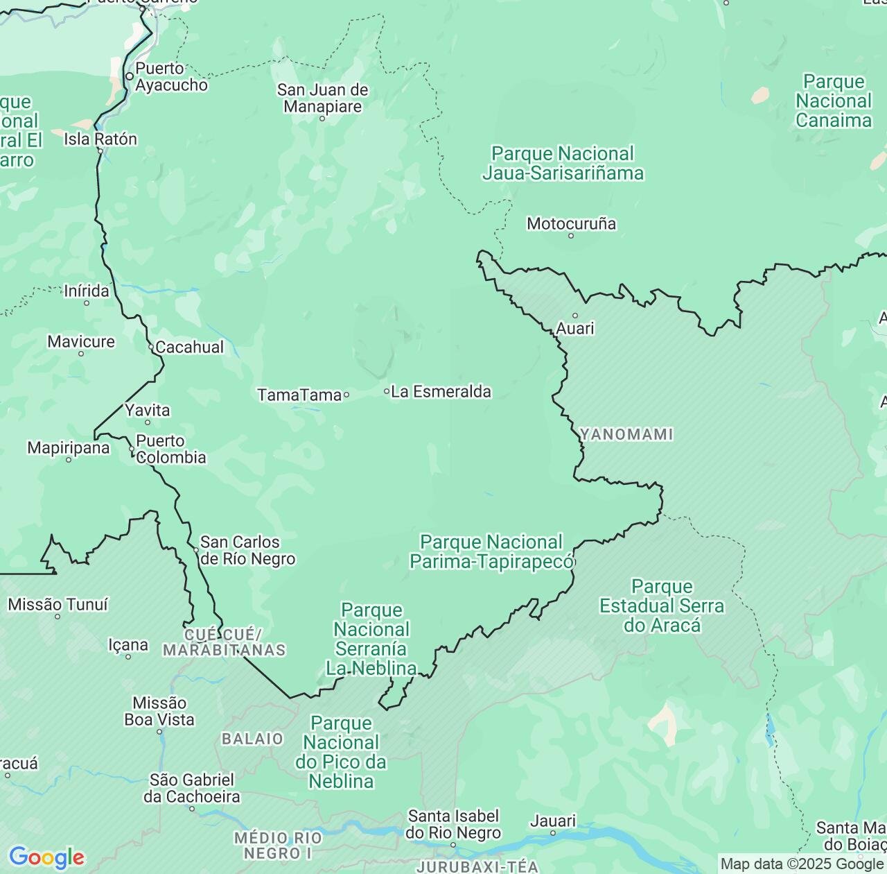 Map image for Intellectual Property Lawyers in Amazonas and Venezuela IP firms at coordinates  ; .