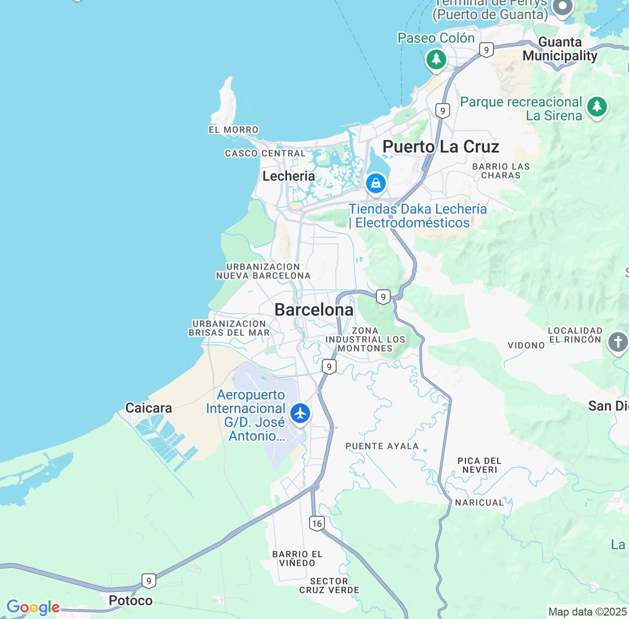 Map image for Intellectual Property Lawyers in Barcelona and Anzoátegui IP firms at coordinates  ; .