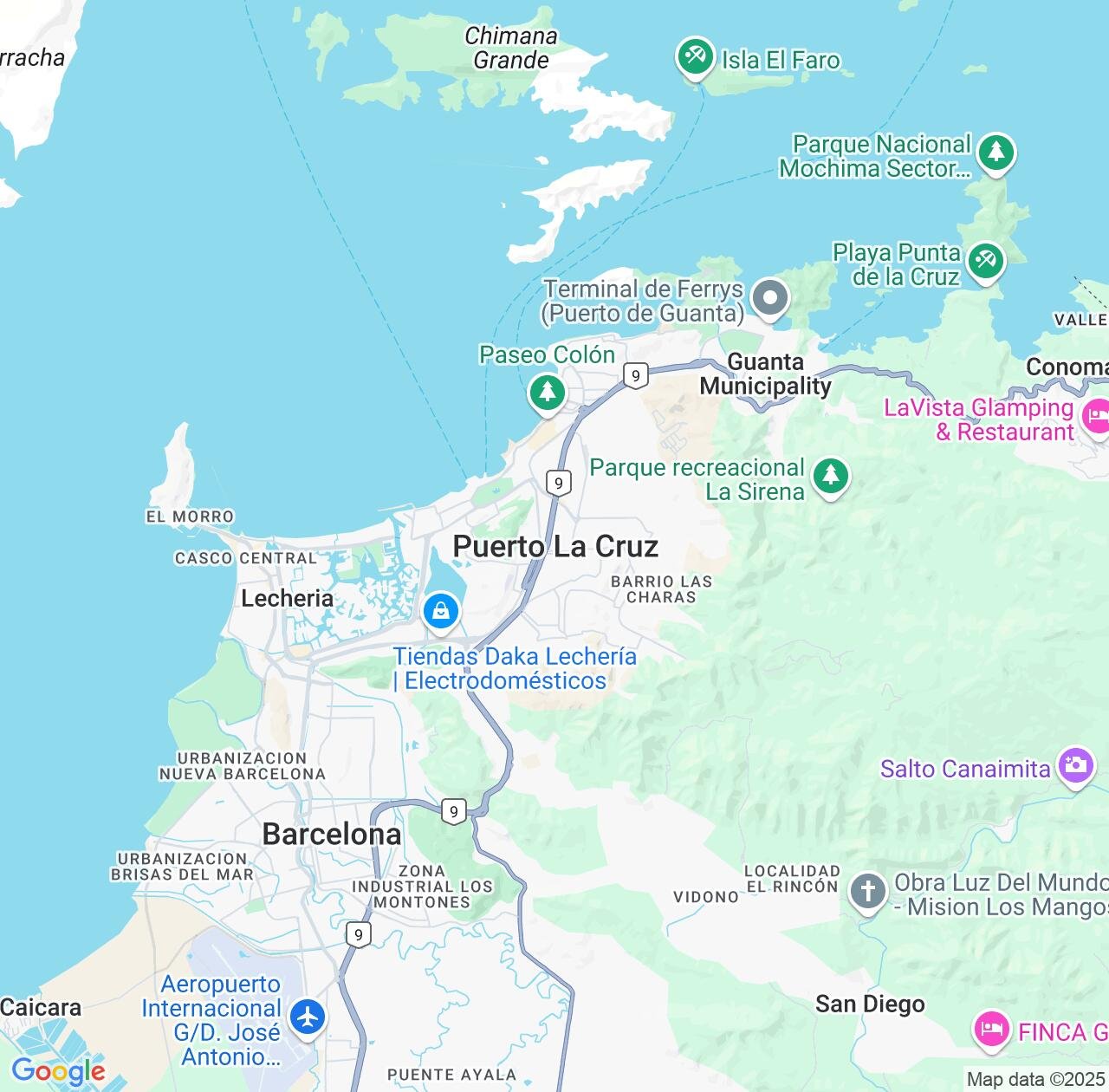 Map image for Intellectual Property Lawyers in Puerto La Cruz and Anzoátegui IP firms at coordinates  ; .