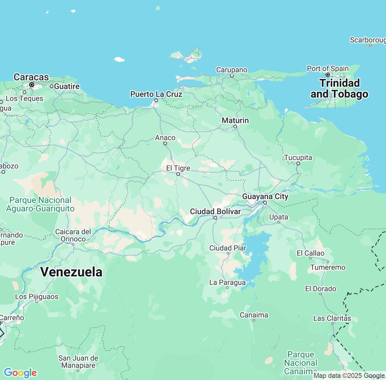 Map image for Intellectual Property Lawyers in Anzoátegui and Venezuela IP firms at coordinates  ; .