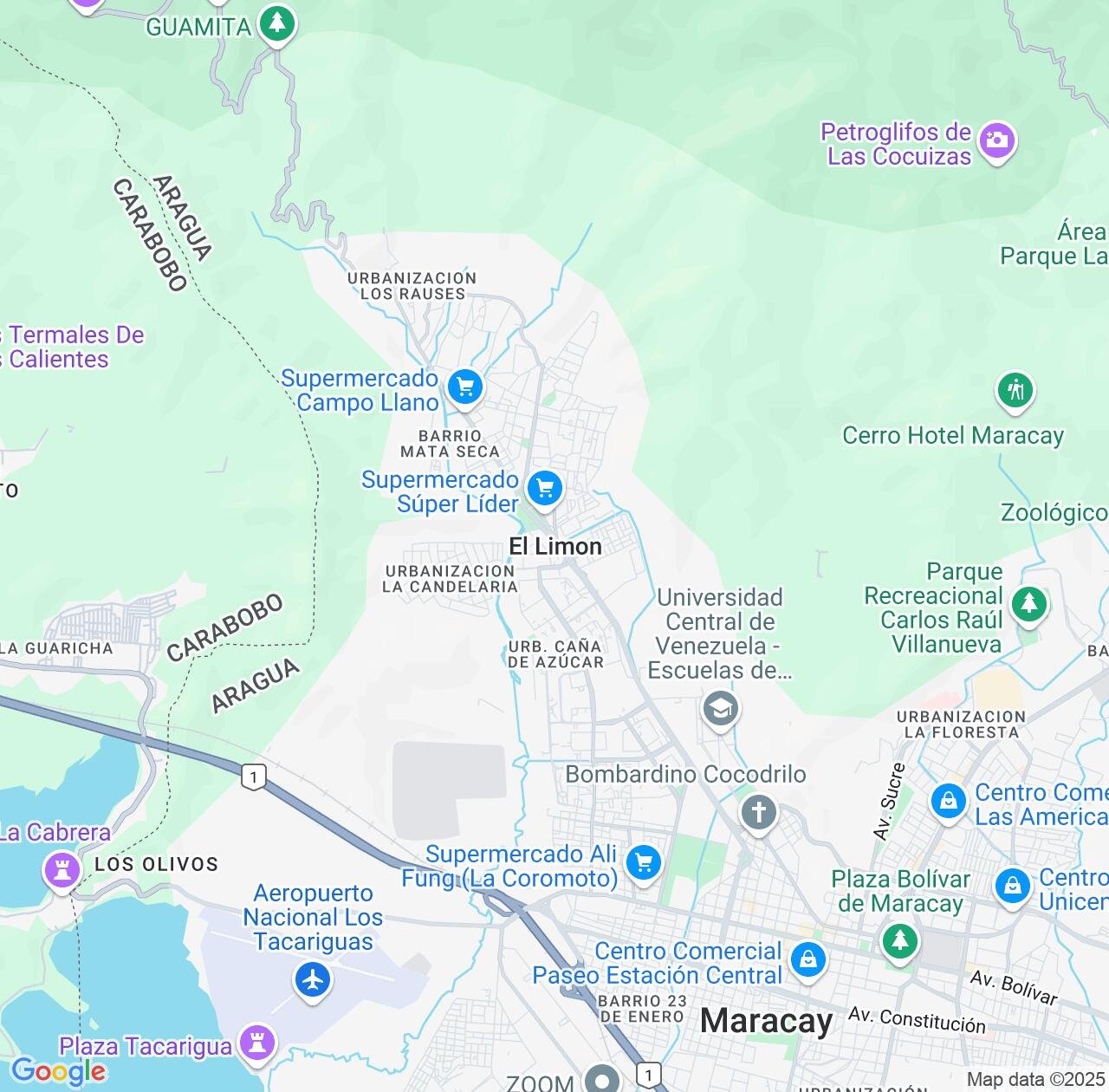 Map image for Intellectual Property Lawyers in El Limon and Aragua IP firms at coordinates  ; .
