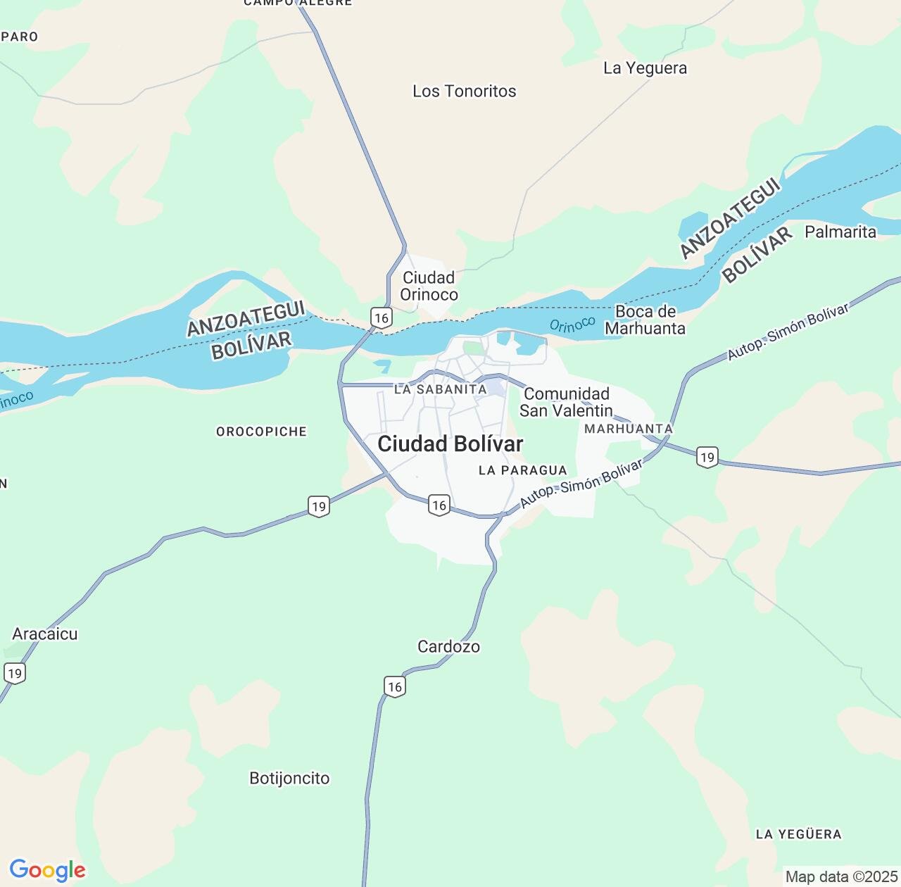 Map image for Intellectual Property Lawyers in Ciudad Bolivar and Bolivar IP firms at coordinates  ; .