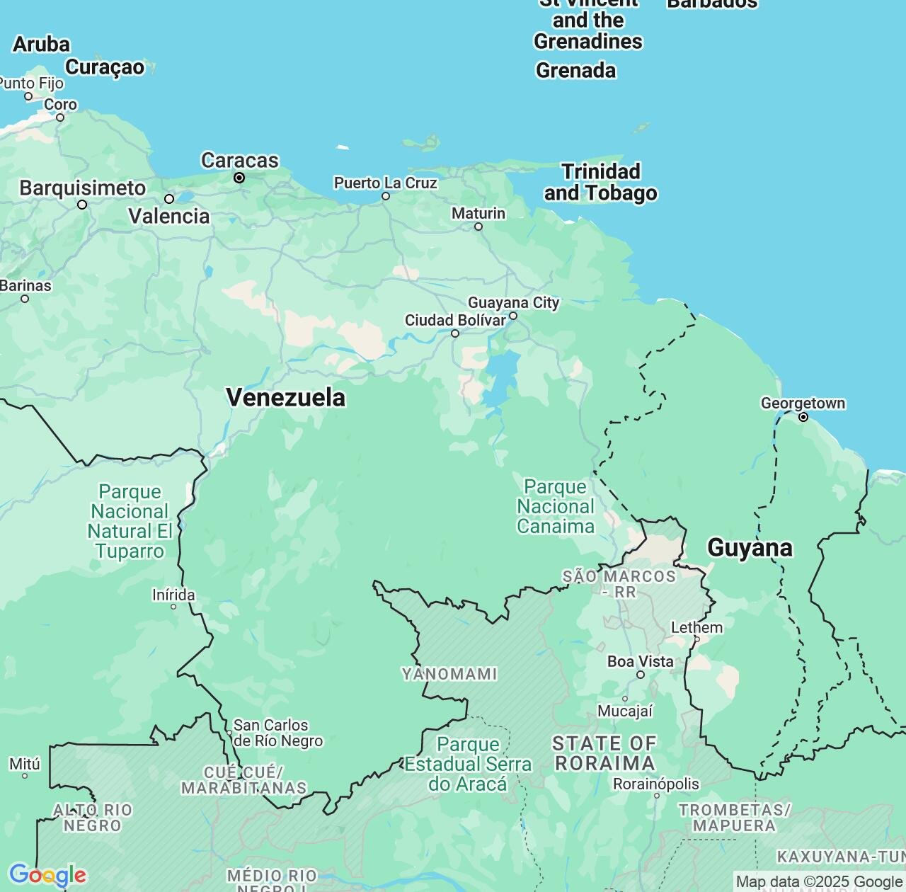 Map image for Intellectual Property Lawyers in Bolivar and Venezuela IP firms at coordinates  ; .