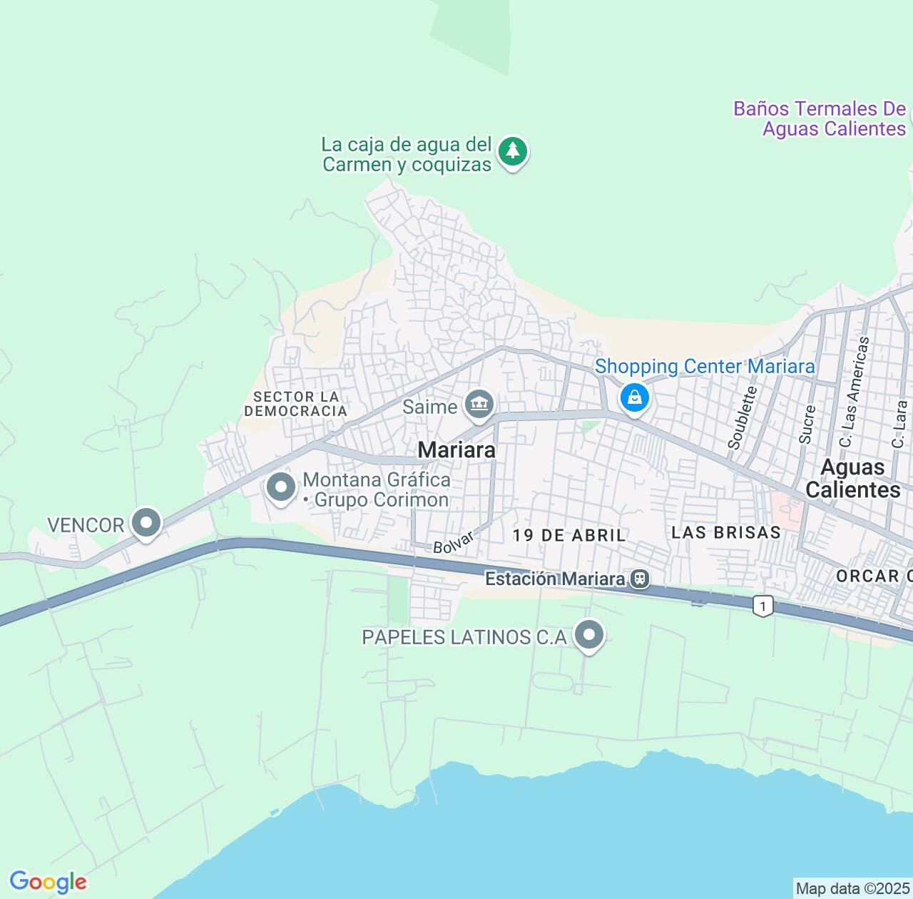 Map image for Intellectual Property Lawyers in Mariara and Carabobo IP firms at coordinates  ; .