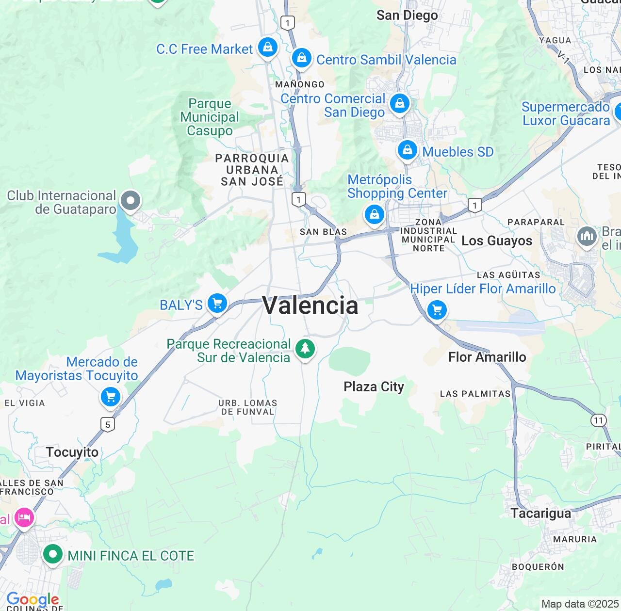 Map image for Intellectual Property Lawyers in Valencia and Carabobo IP firms at coordinates  ; .