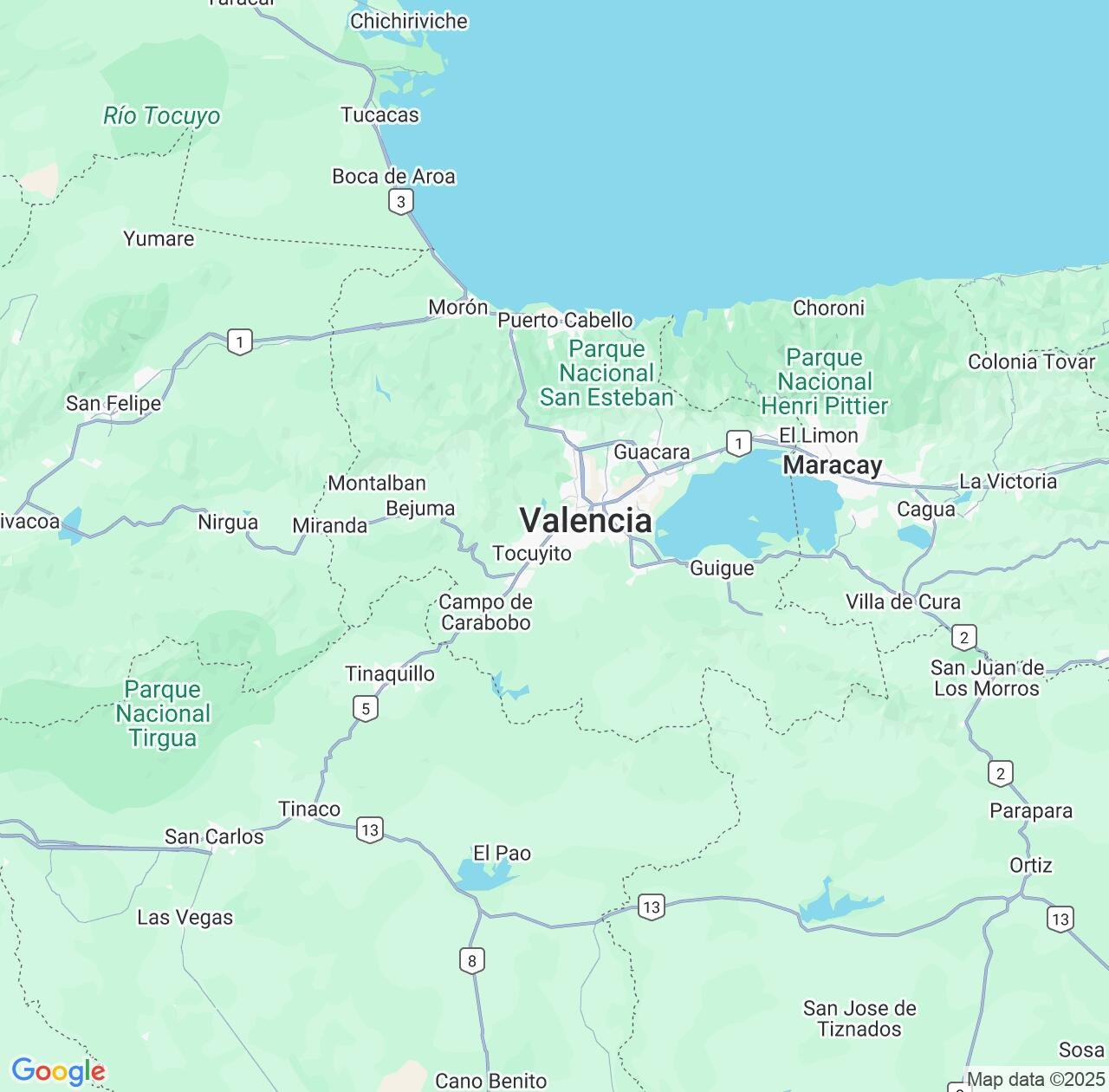 Map image for Intellectual Property Lawyers in Carabobo and Venezuela IP firms at coordinates  ; .