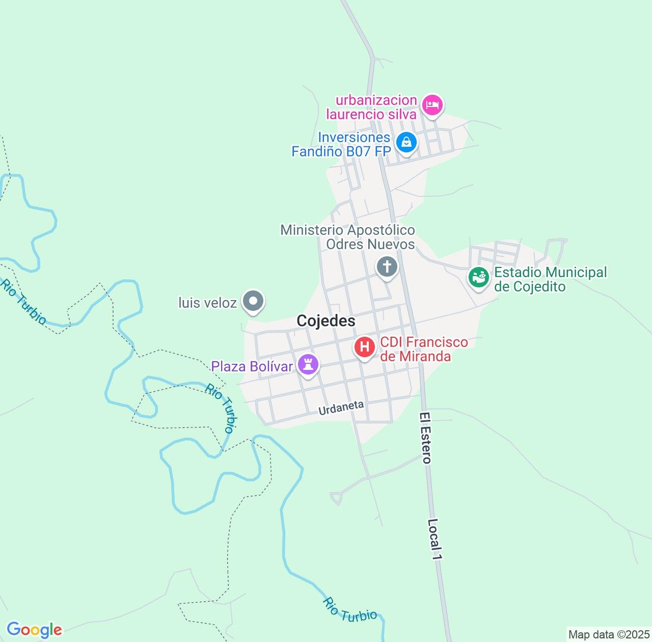Map image for Intellectual Property Lawyers in Cojedes and Venezuela IP firms at coordinates  ; .