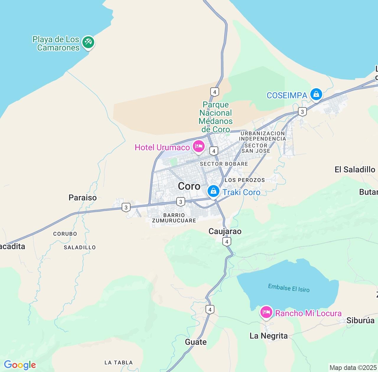 Map image for Intellectual Property Lawyers in Coro and Falcón IP firms at coordinates  ; .