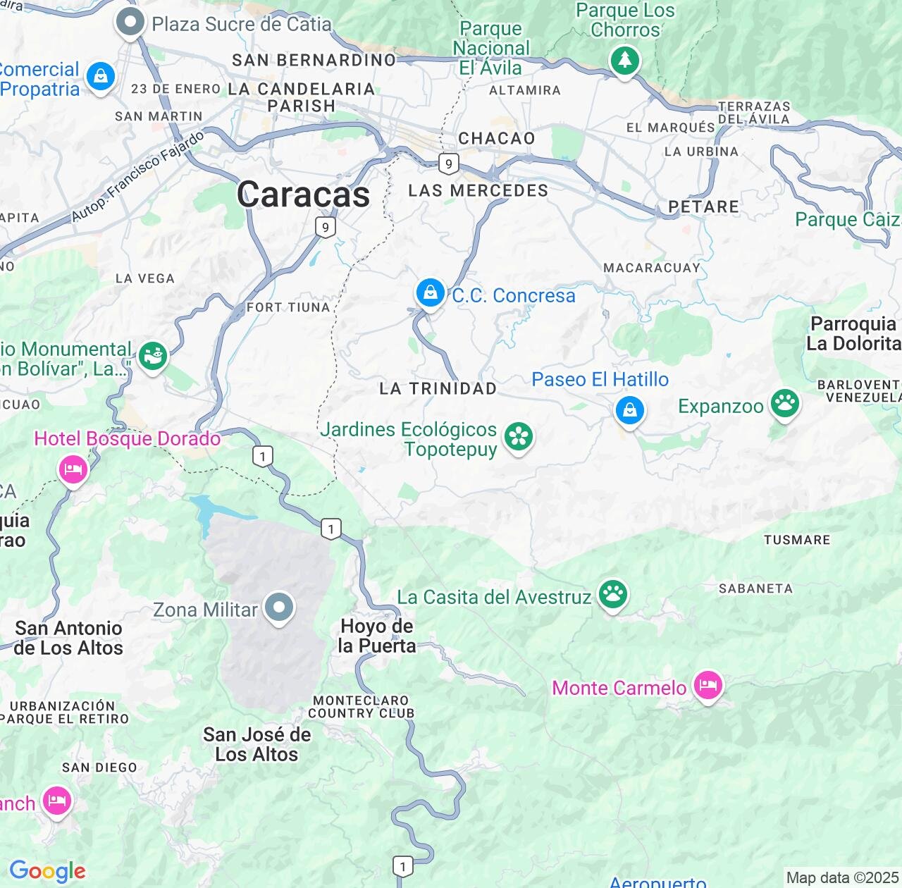 Map image for Intellectual Property Lawyers in Baruta and Miranda IP firms at coordinates  ; .