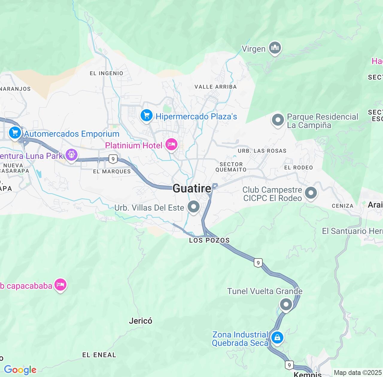 Map image for Intellectual Property Lawyers in Guatire and Miranda IP firms at coordinates  ; .