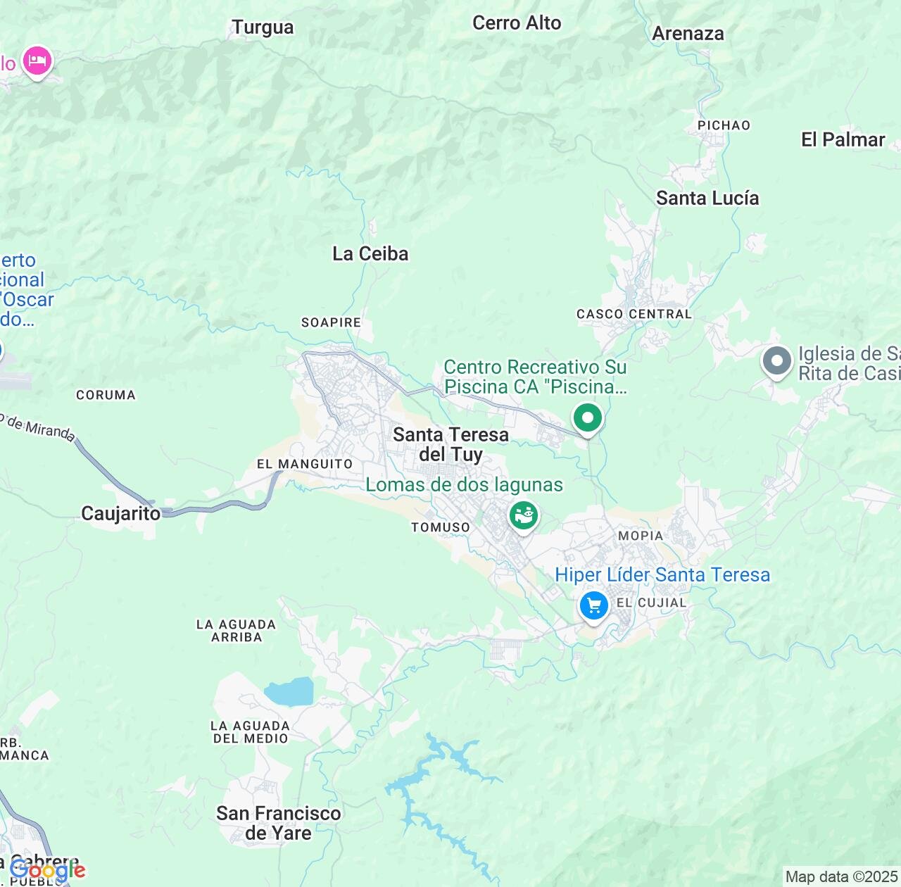 Map image for Intellectual Property Lawyers in Santa Teresa del Tuy and Miranda IP firms at coordinates  ; .