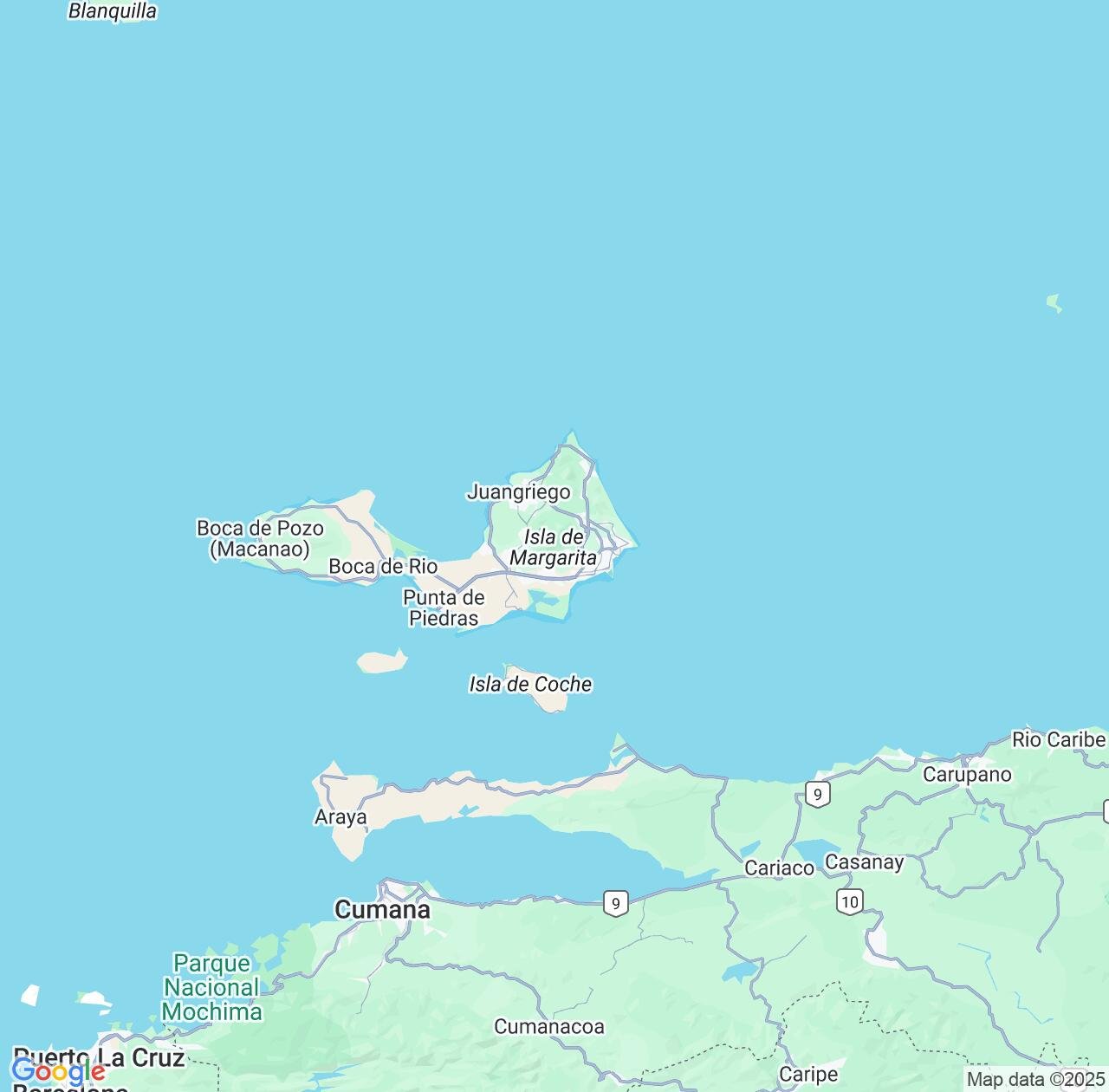 Map image for Intellectual Property Lawyers in Nueva Esparta and Venezuela IP firms at coordinates  ; .