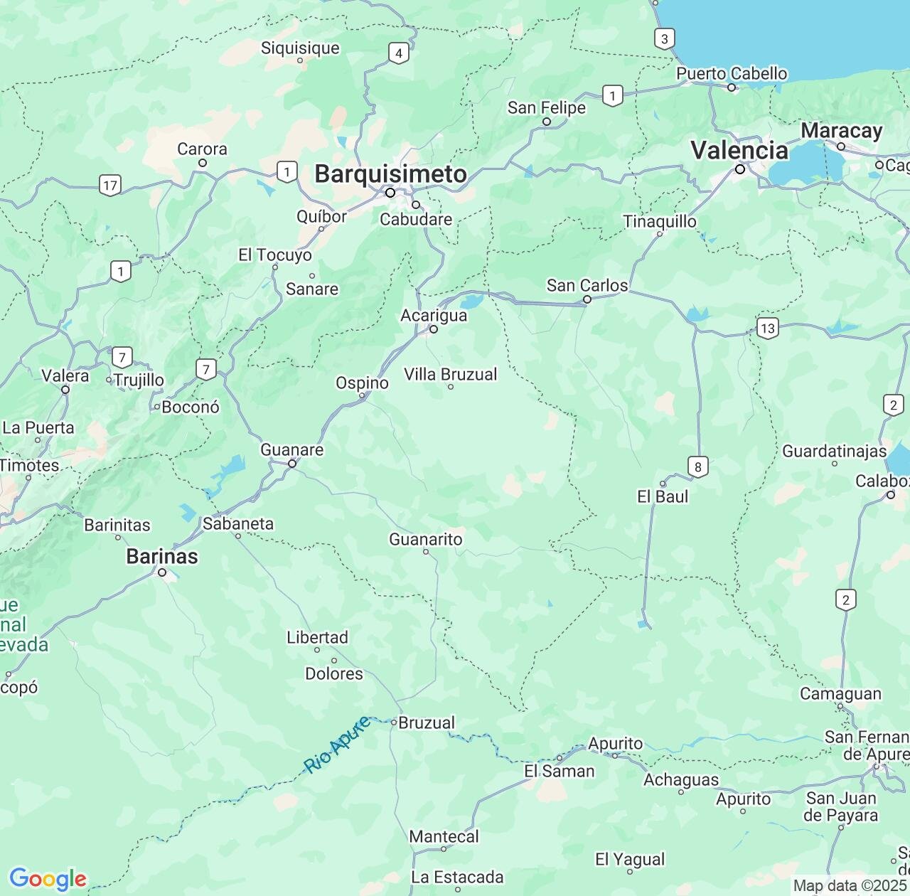 Map image for Intellectual Property Lawyers in Portuguesa and Venezuela IP firms at coordinates  ; .