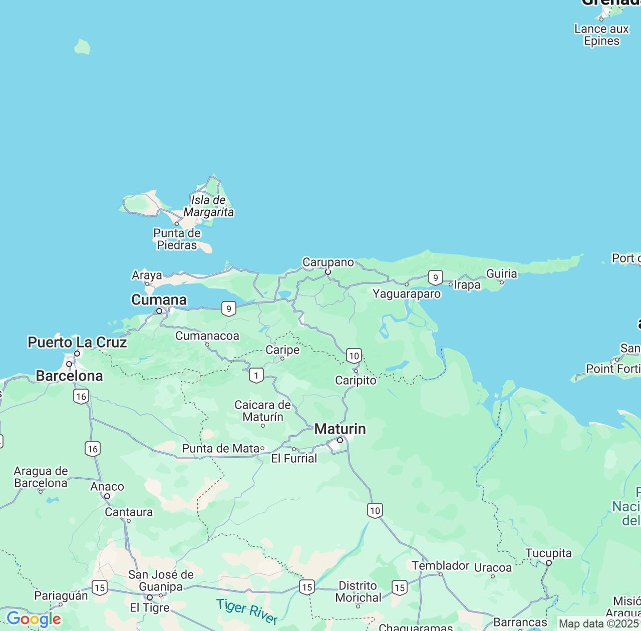 Map image for Intellectual Property Lawyers in Sucre and Venezuela IP firms at coordinates  ; .