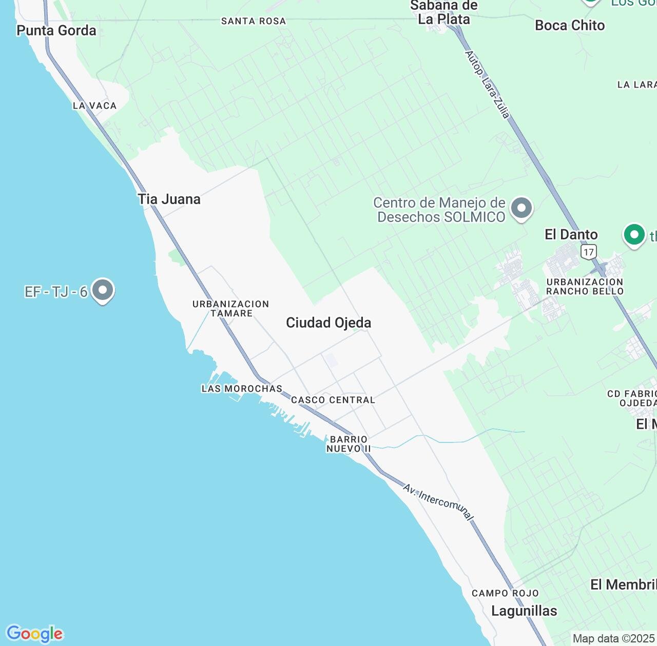 Map image for Intellectual Property Lawyers in Ciudad Ojeda and Zulia IP firms at coordinates  ; .