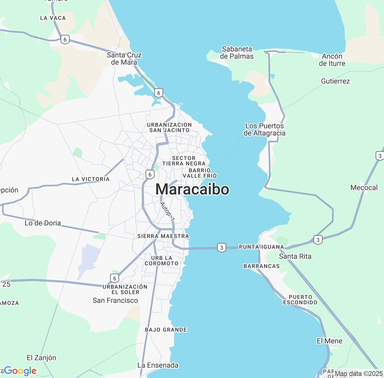 Map image for Intellectual Property Lawyers in Maracaibo and Zulia IP firms at coordinates  ; .